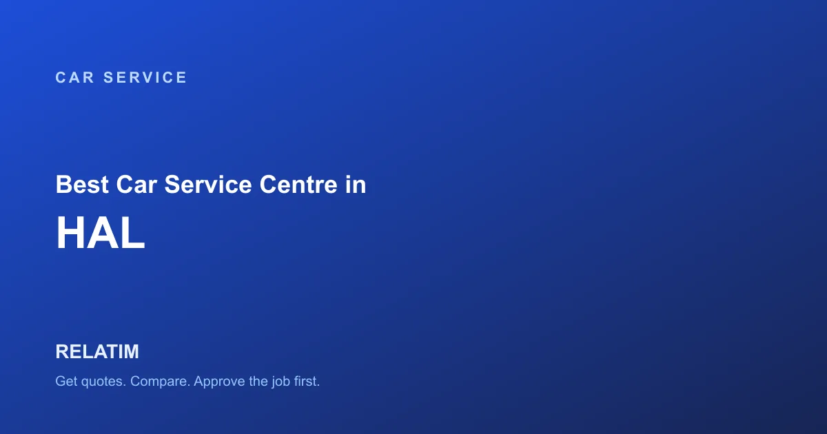 Best Car Service Centre in HAL, Bangalore